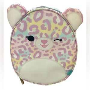 Squishmallows Michaela Pastel Leopard Lunch Bag Insulated NWT